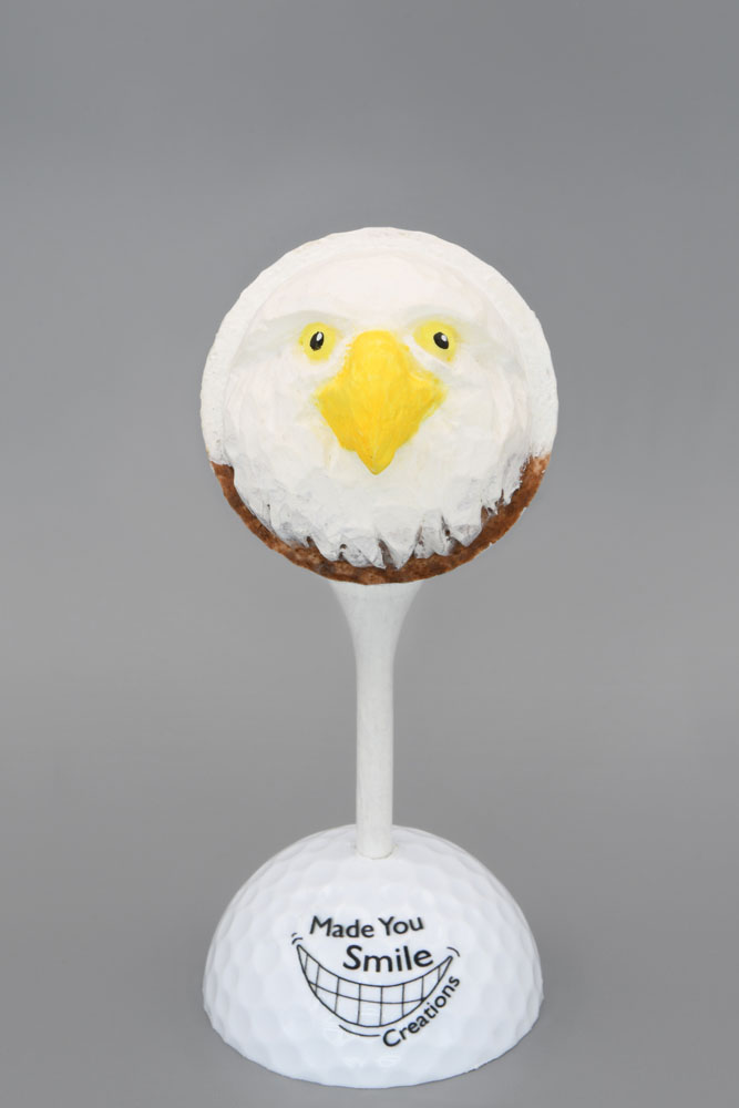 Eagle Carved Golf Ball